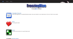 Desktop Screenshot of freezingblue.com